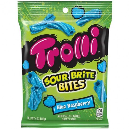 Trolli Sour Brite Bites Blue Raspberry