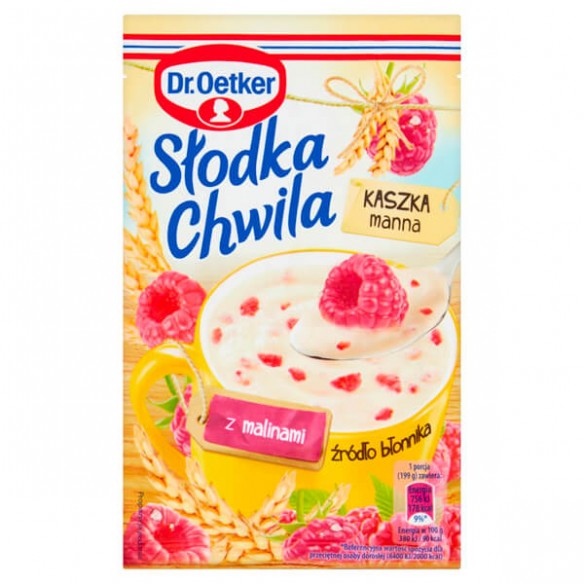 Dr. Oetker Raspberry Grits Kaszka Manna Slodka Chwila