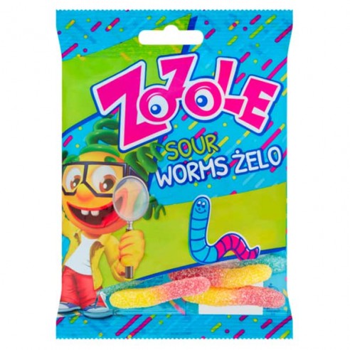 Zozole Sour Worms Zelo
