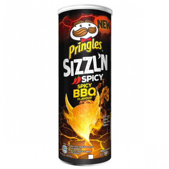 Pringles Sizzl'n Spicy BBQ Flavour