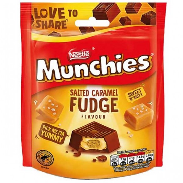 Nestle Munchies Salted Caramel Fudge