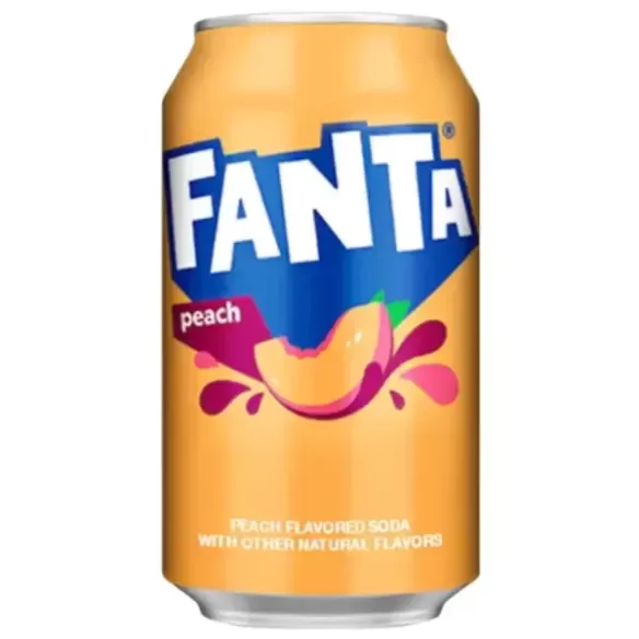 Fanta Peach Flavored Soda