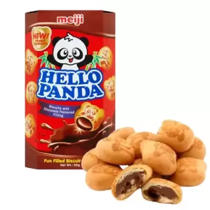 Meiji Hello Panda Chocolate Cream Biscuits 2