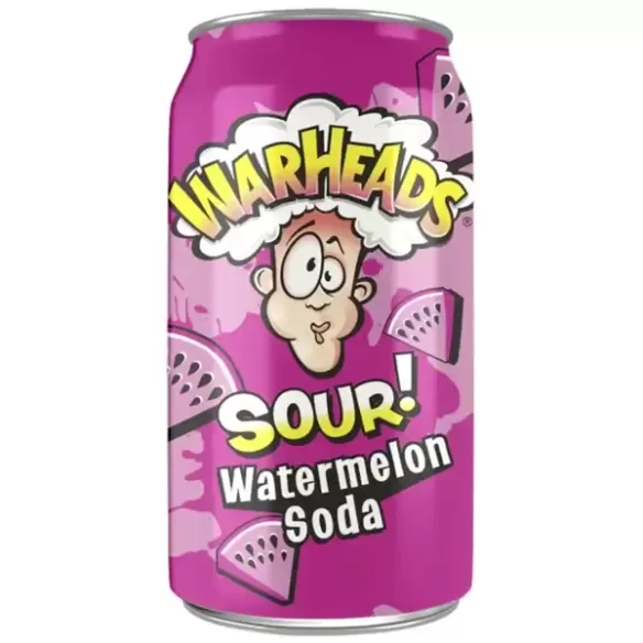 Warheads Sour Fruity Watermelon Soda