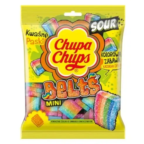 Chupa Chups Mini Sour Belts Candy