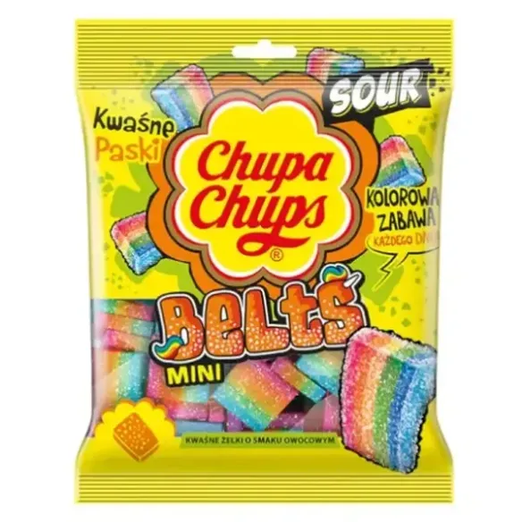 Chupa Chups Mini Sour Belts Candy