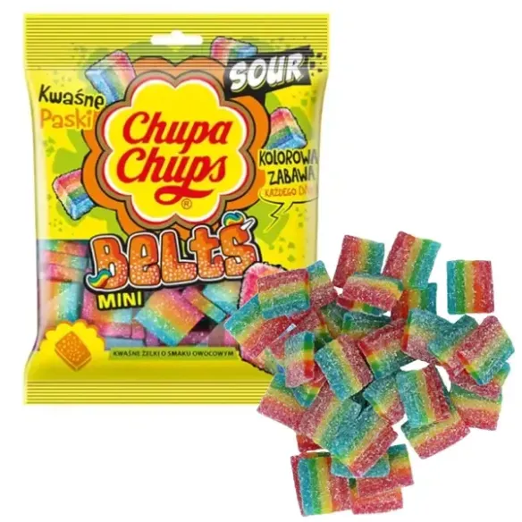Chupa Chups Mini Sour Belts Candy