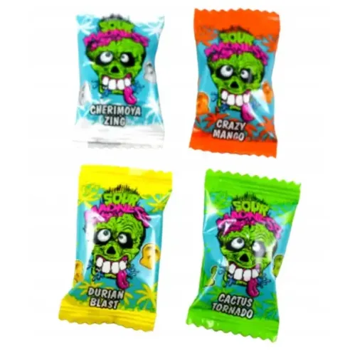 Sour Madness Tropical Skull Shock Hard Candy
