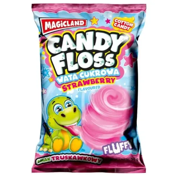 Magicland Candy Floss Strawberry Flavoured Cotton Candy
