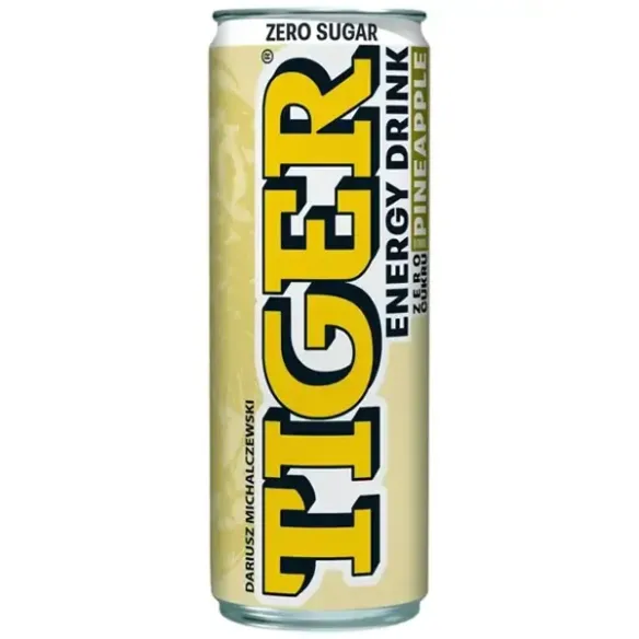Tiger Pineapple Zero Sugar Energy Drink