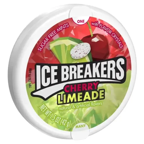 Ice Breakers Cherry Limeade Mints Sugar Free