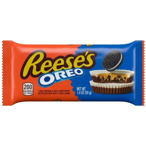 Reese's Oreo Peanut Butter Milk Chocolate White Creme Cups