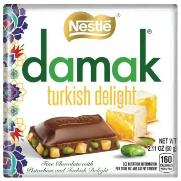 Nestle Damak Turkish Delight Fine Chocolate Pistachio