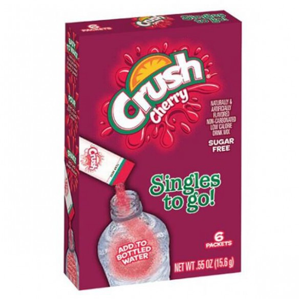 Crush Cherry Singles to Go 6 Pack - 15.7 g