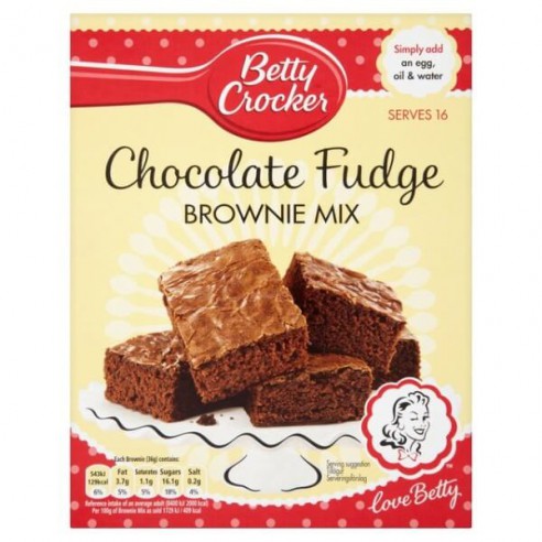 Betty Crocker Chocolate Fudge Brownie Mix 415 g