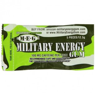 Military Spearmint Energy Gum 13 g