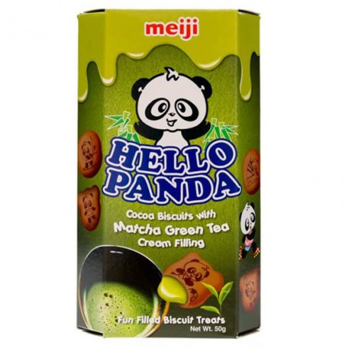 Meiji Green Tea Hello Panda 50 g