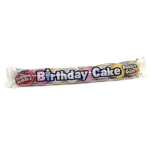 Dubble Bubble Birthday Cake Gumballs 62 g