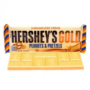 Hershey's Gold Peanuts and Pretzels 39 g 2