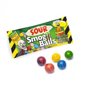 Toxic Waste Sour Smog Balls 48 g 2