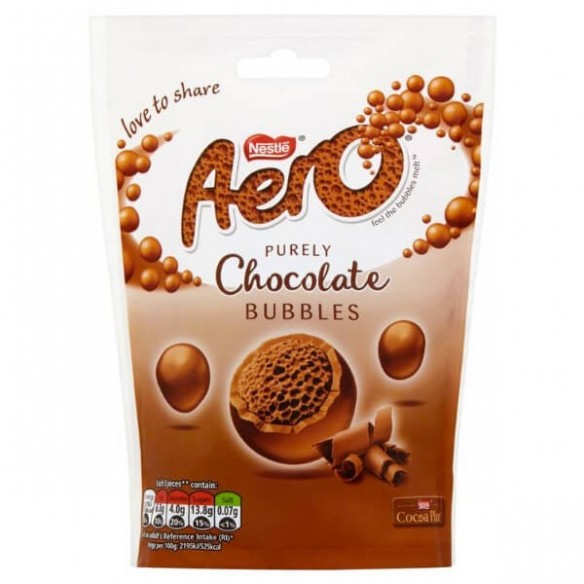 Aero Bubbles Milk Chocolate Pouch 102 g