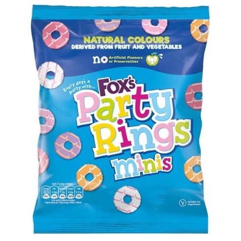 Fox's Party Rings Minis 110 g