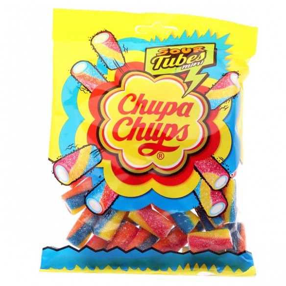 Chupa Chups Sour Tubes Mini 90 g