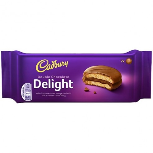 Cadbury Double Chocolate Delight 7 Pack - 175 g