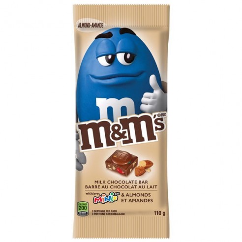 M&M's Almond Milk Chocolate Bar 110.6 g