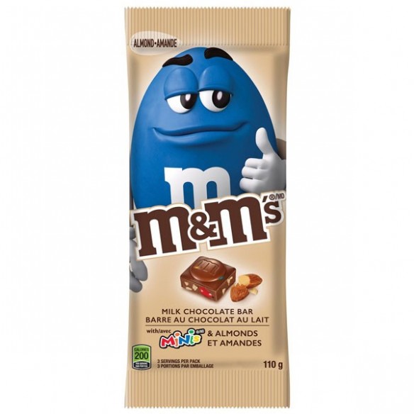 M&M's Almond Milk Chocolate Bar 110.6 g