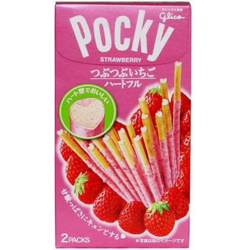 Pocky Strawberry Heartful 57 g