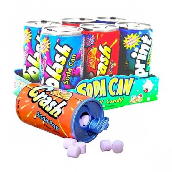Soda Can Fizzy Candy 6 Pack - 42 g