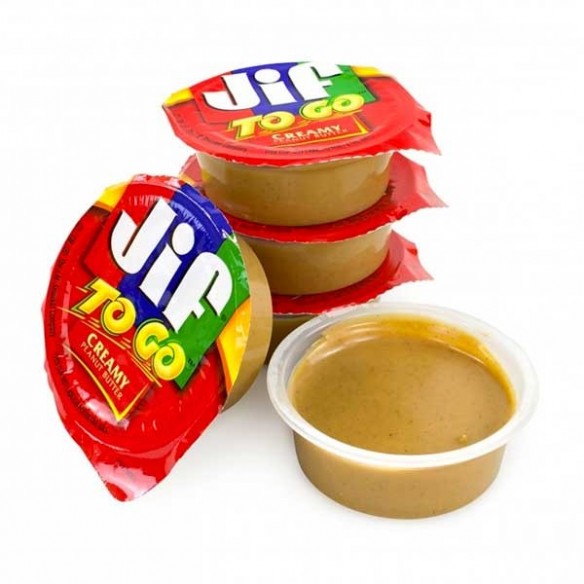 Jif To Go Creamy Peanut Butter Cups 8 Pack - 344 g