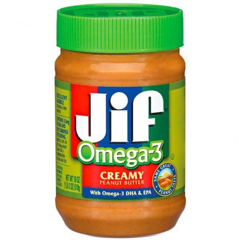 Jif Omega-3 Creamy Peanut Butter 454 g