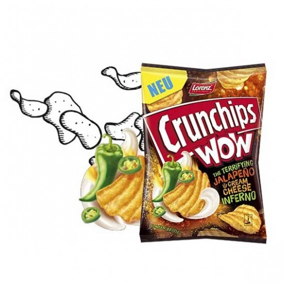 Crunchips WOW Jalapeno & Cheese Inferno 110 g