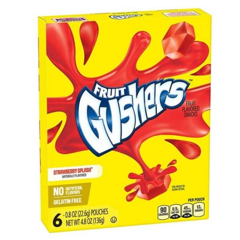 Fruit Gushers Strawberry Splash 136 g
