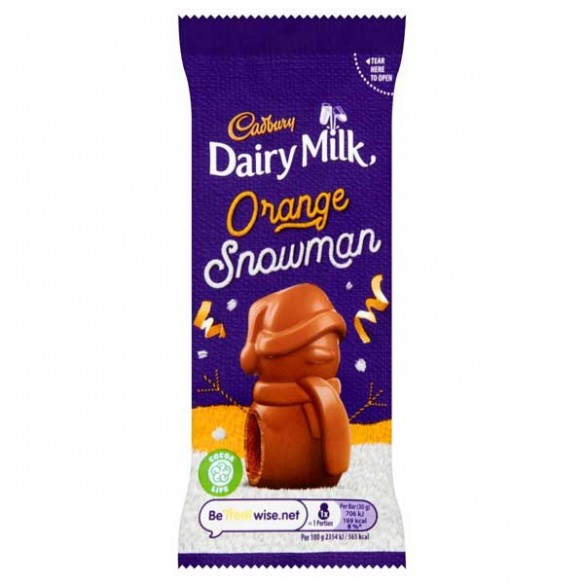 Cadbury Mousse Orange Snowman